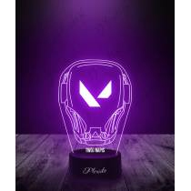 Lampka LED 3D Plexido Prezent Valorant Maska Logo - 3