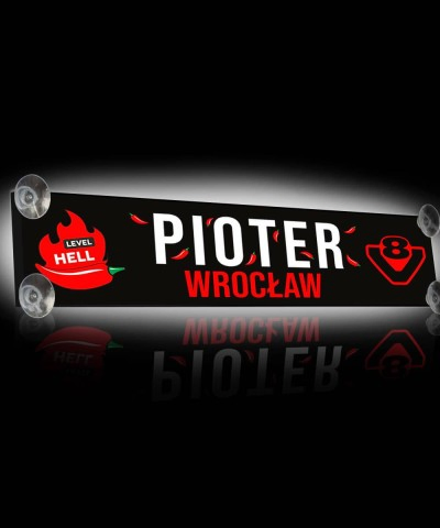 Beleuchtetes LED-Namensschild für Auto- oder Busfahrer mit Premium-Druck - 14