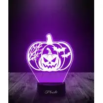 Lampka LED 3D Plexido Halloween Dynia Nietoperze - 3