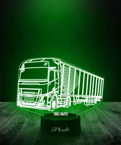 Lampka LED 3D Plexido Volvo FH Ciężarówka - 1