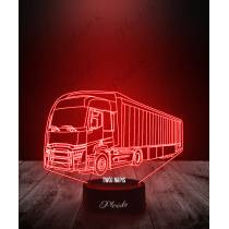 Lampka LED 3D Plexido Ciężarówka Renault Range T - 3