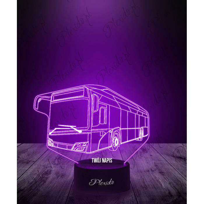 Lampka LED 3D Plexido Autobus Solaris Urbino Electric - 1