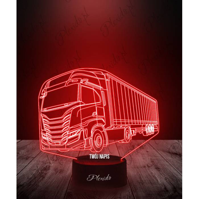 Lampka LED 3D Plexido Ciężarówka Iveco S-Way - 1