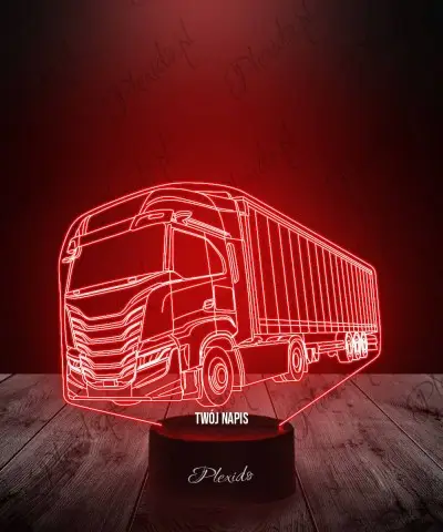 Lampka LED 3D Plexido Ciężarówka Iveco S-Way - 1