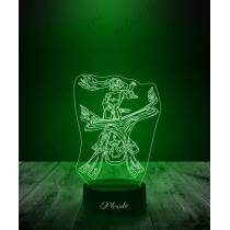 Lampka LED 3D Plexido Leaque Of Legends Sona - 1