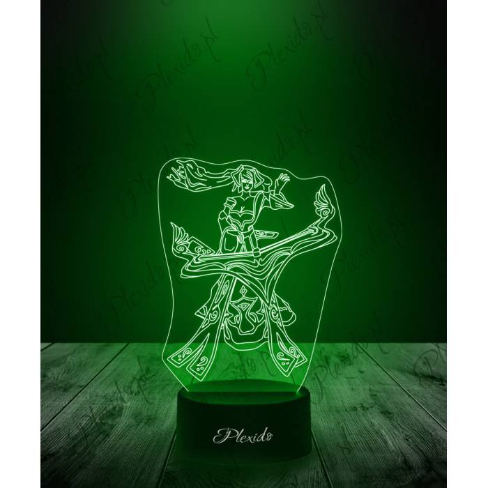 Lampka LED 3D Plexido Leaque Of Legends Sona - 1