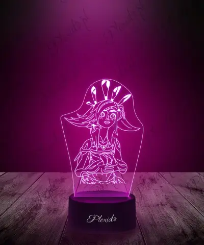 Lampka LED 3D Plexido Leaque Of Legends Neeko - 1