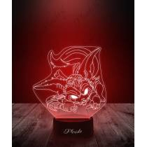 Lampka LED 3D Plexido Leaque Of Legends Gnar - 2