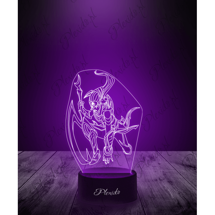 Lampka LED 3D Plexido Leaque Of Legends Diana - 1