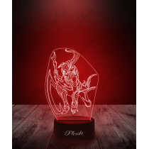 Lampka LED 3D Plexido Leaque Of Legends Diana - 2