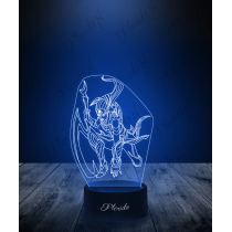 Lampka LED 3D Plexido Leaque Of Legends Diana - 3