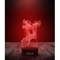 Lampka LED 3D Plexido Leaque Of Legends Aatrox - 1