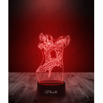 Lampka LED 3D Plexido Leaque Of Legends Aatrox - 1