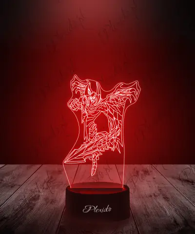 Lampka LED 3D Plexido Leaque Of Legends Aatrox - 1