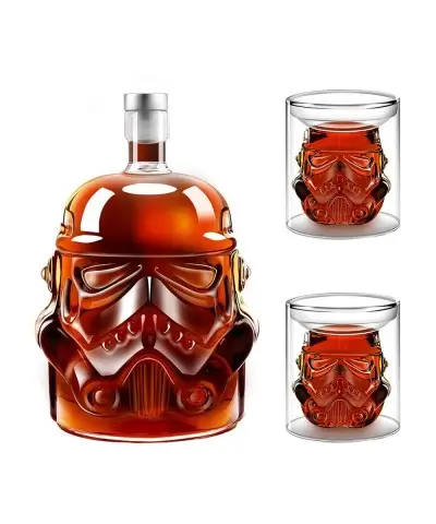 Zestaw do Whisky Karafka Star Wars+ 2 Szklanki na Prezent - 1