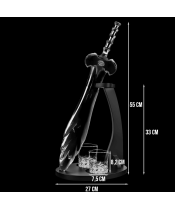 Zestaw do Whisky Karafka Miecz + 2 Szklanki na Prezent - 2