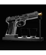 Zestaw do Whisky Karafka Pistolet + 2 Kieliszki na Prezent - 5