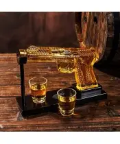 Zestaw do Whisky Karafka Pistolet + 2 Kieliszki na Prezent - 6