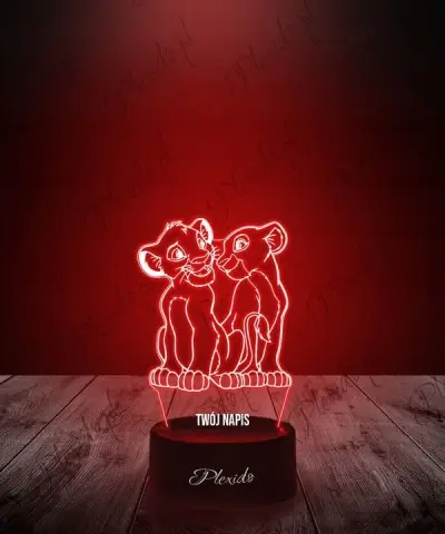 3D LED Lamp The Lion King...