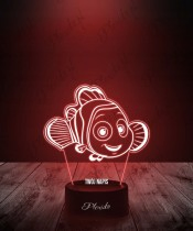 3D LED Lampe Märchen Findet Nemo Geschenk für Kind