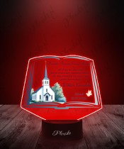 Plexido LED-Lampe Heilige Kommunion Souvenir für Jungen Kirche