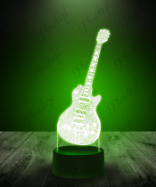 Lampka LED 3D Plexido Gitara Elektryczna - 2