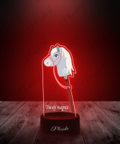 Lampka LED 3D Plexido z Nadrukiem Hobby Horse