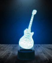 Lampka LED 3D Plexido Gitara Elektryczna - 3