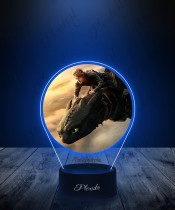Drachenzähmen leicht gemacht 3D Plexido LED Lampe