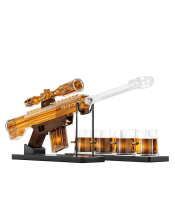 Whisky-Set Sniper Decanter + 4 Gläser als Geschenk