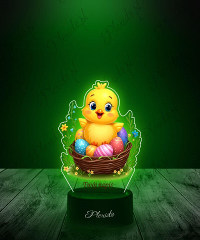 3D Plexido LED Lampe Huhn...
