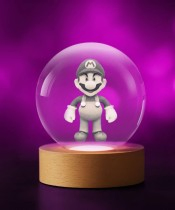 Crystal Ball 3D Super Mario