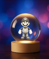 Crystal Ball 3D Super Mario