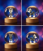 3D Crystal Ball Chase Paw Patrol