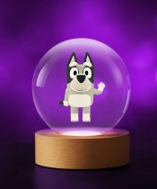 3D Crystal Ball Fairy Tale Bluey