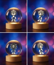 Kryształowa Kulka 3D Bajka Sonic