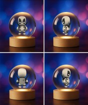 Deadpool 3D Crystal Ball