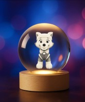 3D-Kristallkugel Everest Paw Patrol