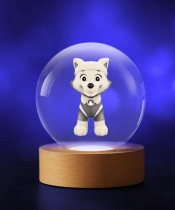 3D-Kristallkugel Everest Paw Patrol