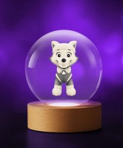 3D-Kristallkugel Everest Paw Patrol
