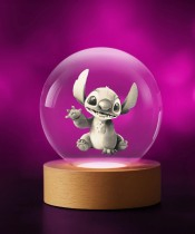 Kryształowa Kulka 3D Machający Stich