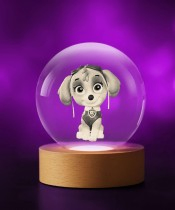 Skye Paw Patrol 3D Crystal Ball
