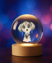 Skye Paw Patrol 3D Crystal Ball