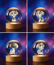 Skye Paw Patrol 3D Crystal Ball