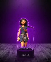 3D-LED-Plexido-Lampe mit Kayara Undefeated-Aufdruck