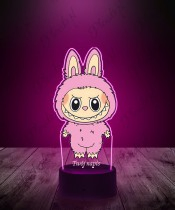 3D LED Lamp with Print Labubu Lychee Berry