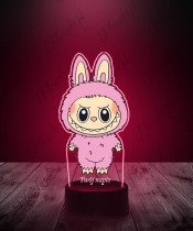 3D LED Lamp with Print Labubu Lychee Berry