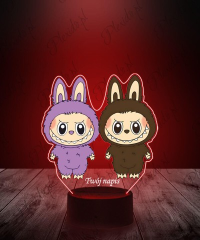3D LED Lamp with Print of...
