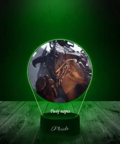 3D LED Lamp with Print Doom...
