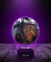 3D-LED-Lampe mit Aufdruck Doom The Dark Ages